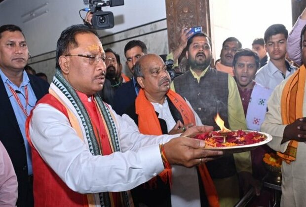 Vishnu Deo Sai seeks blessings at Jagannath Temple before taking oath as Chhattisgarh CM