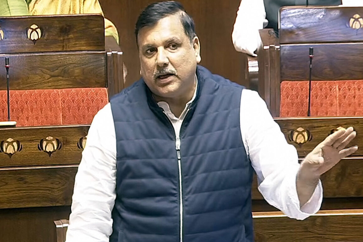 AAP MP Sanjay Singh moves adjounrment motion in Rajya Sabha to discuss "misuse" of Central Investigating Agencies