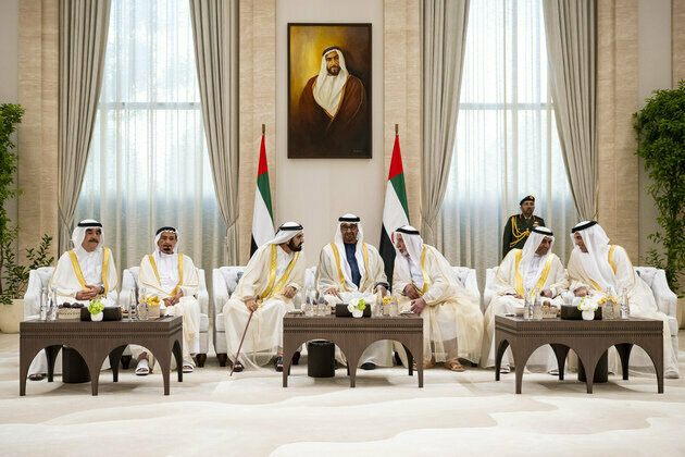 UAE President receives Rulers, Crown Princes, Deputy Rulers on occasion of Eid Al-Fitr