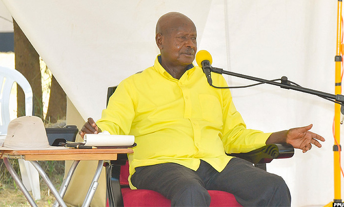Museveni starts weekly Sunday briefings today Museveni starts weekly Sunday briefings today