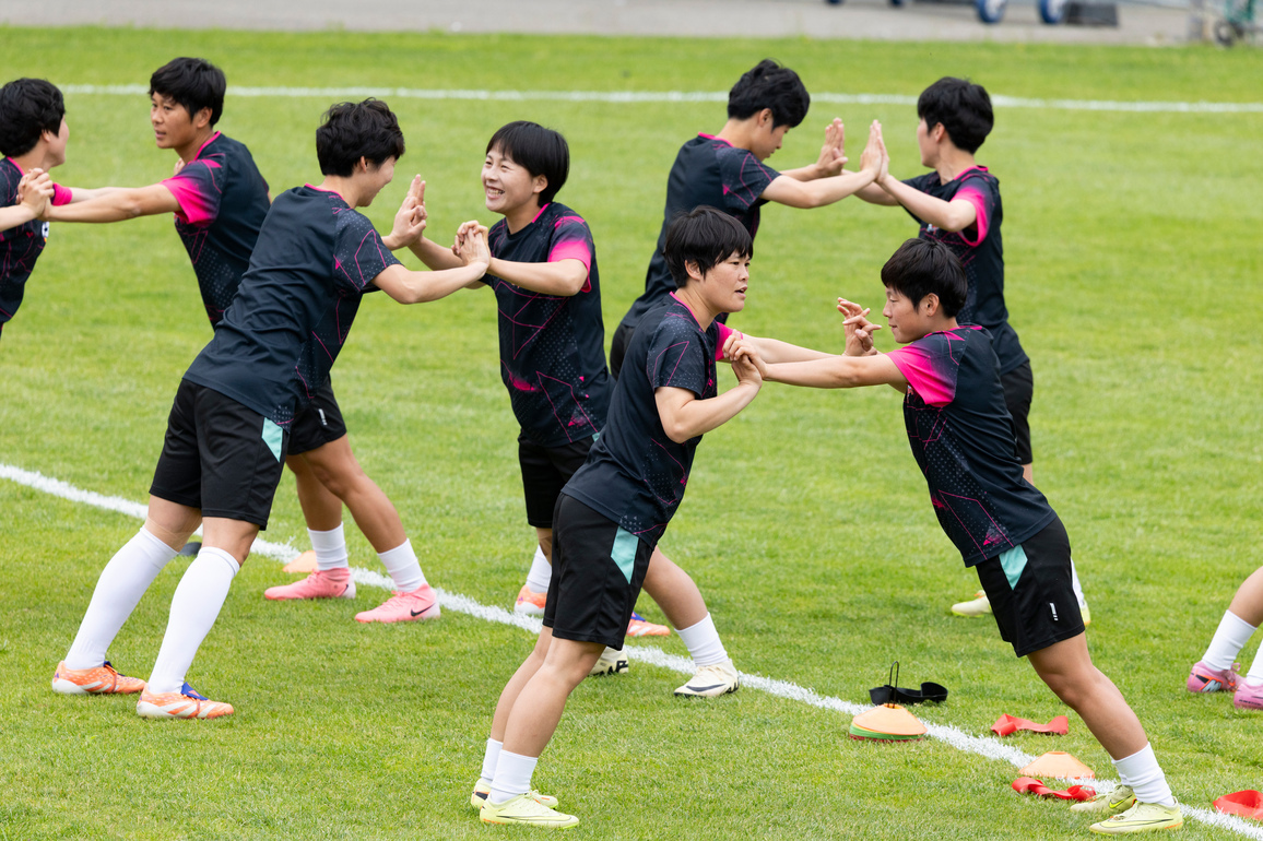(SP)SOUTH KOREA-SUWON-FOOTBALL-AFC WOMEN'S CHAMPIONS LEAGUE-TRAINING
