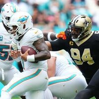 De'Von Achane leads Dolphins as they hold off Saints