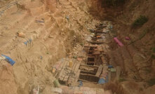 An artisinal mine site on Awale Resources' Odienne project, in Cote d'Ivoire 
