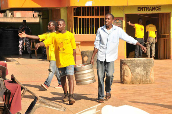   youth carrying beers which they enjoyed in cerebrations