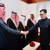 Union Minister Kiren Rijiju holds "warm, constructive" talks with Saudi Shura Council delegation
