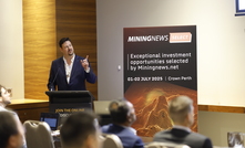 Antares Metals' Johan Lambrechts speaking at MiningNews Select Australia 2025
