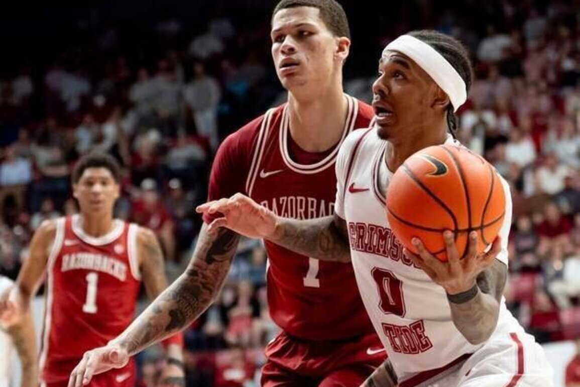 No. 25 Alabama rallies past No. 20 Arkansas in 2OT thriller