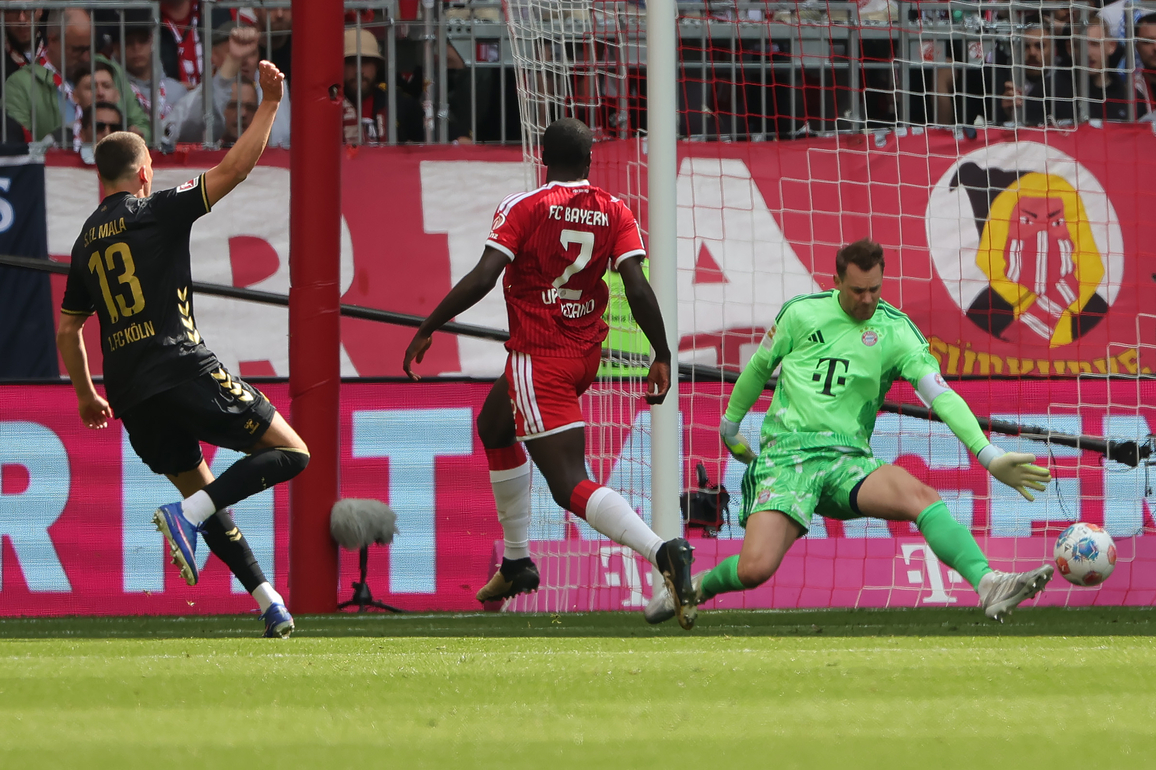 (SP)GERMANY-MUNICH-FOOTBALL-BUNDESLIGA-BAYERN MUNICH VS COLOGNE