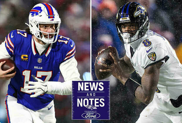 News & Notes: Lamar Jackson's Thoughts on Josh Allen Winning MVP