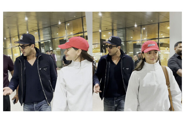 Ranbir Kapoor teases paparazzi at airport, asks "cake nahi laye?" for wife Alia Bhatt
