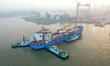  LNG bunker vessel in Singapore