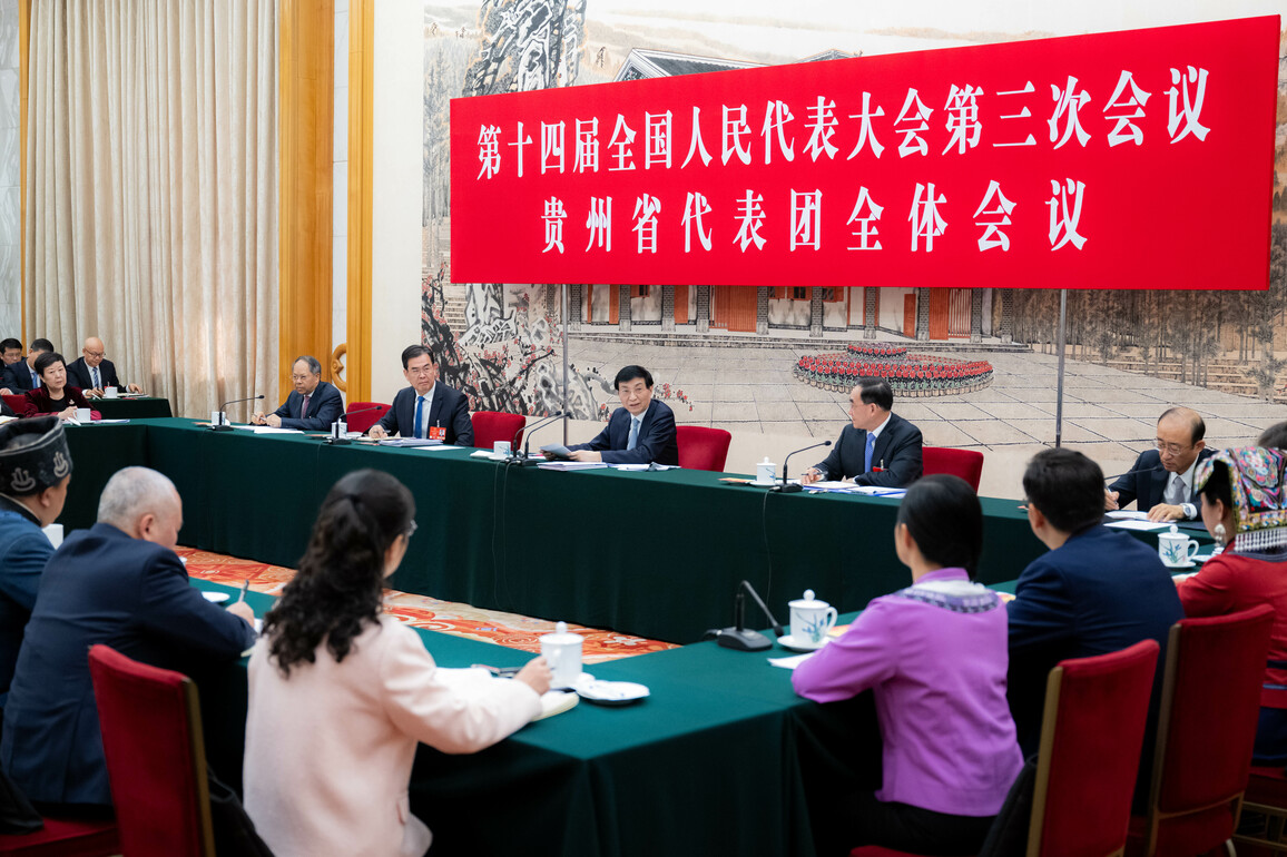 (TWO SESSIONS) CHINA-BEIJING-WANG HUNING-NPC-DELIBERATION (CN)