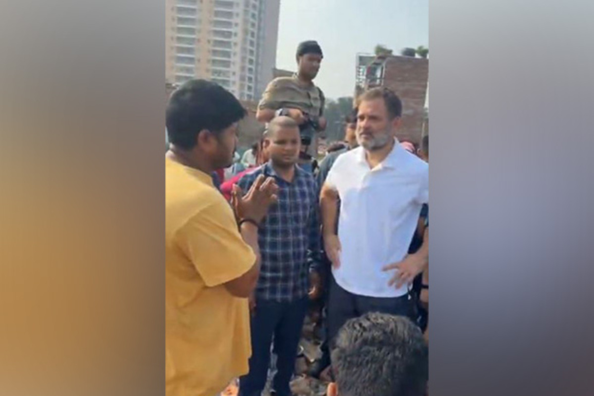 Rahul Gandhi visits Delhi's Ashok Vihar, meets with families displaced in demolition drive