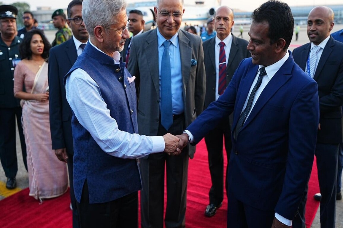 EAM Jaishankar lands in Colombo; set to meet Sri Lankan leadership tomorrow