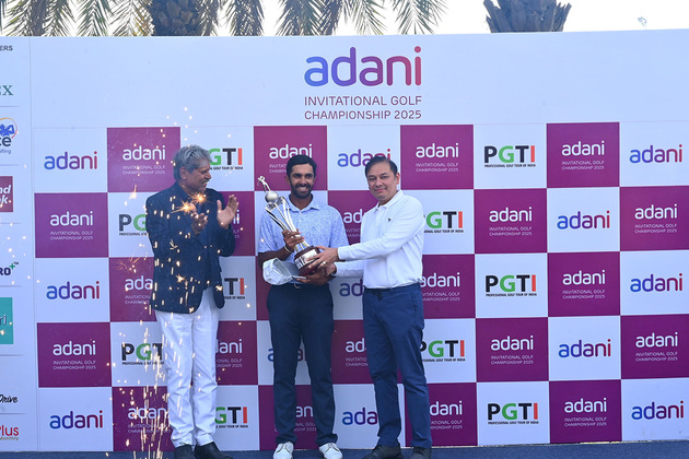 Adani Invitational Golf Championship 2025: Saptak Talwar outshines rivals on home turf to bag maiden title