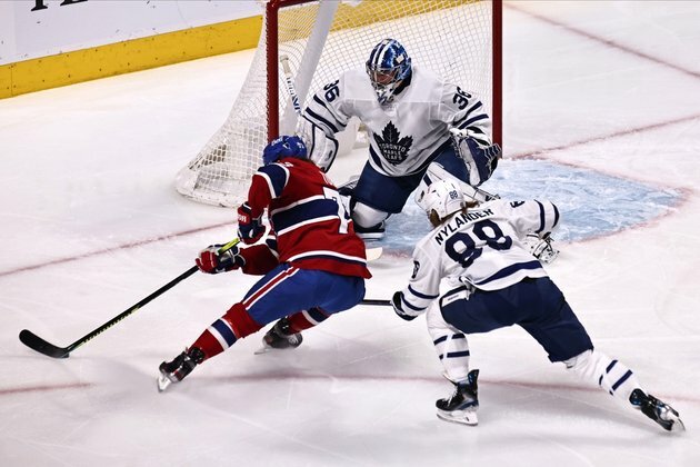 Cole Caufield strikes again in OT as Habs top Leafs