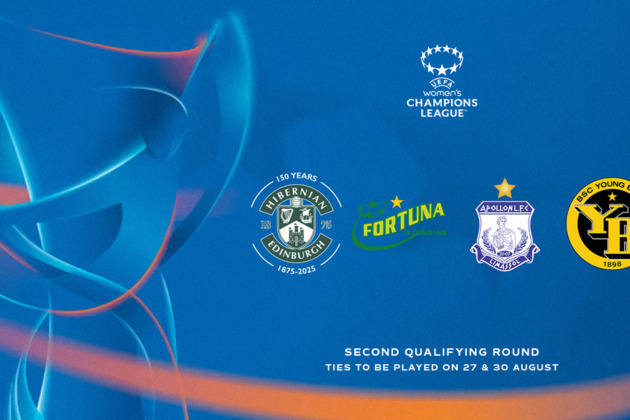 Hibernian FC - Hibs Women To Face Fortuna Hjorring In UEFA Womens Champions League