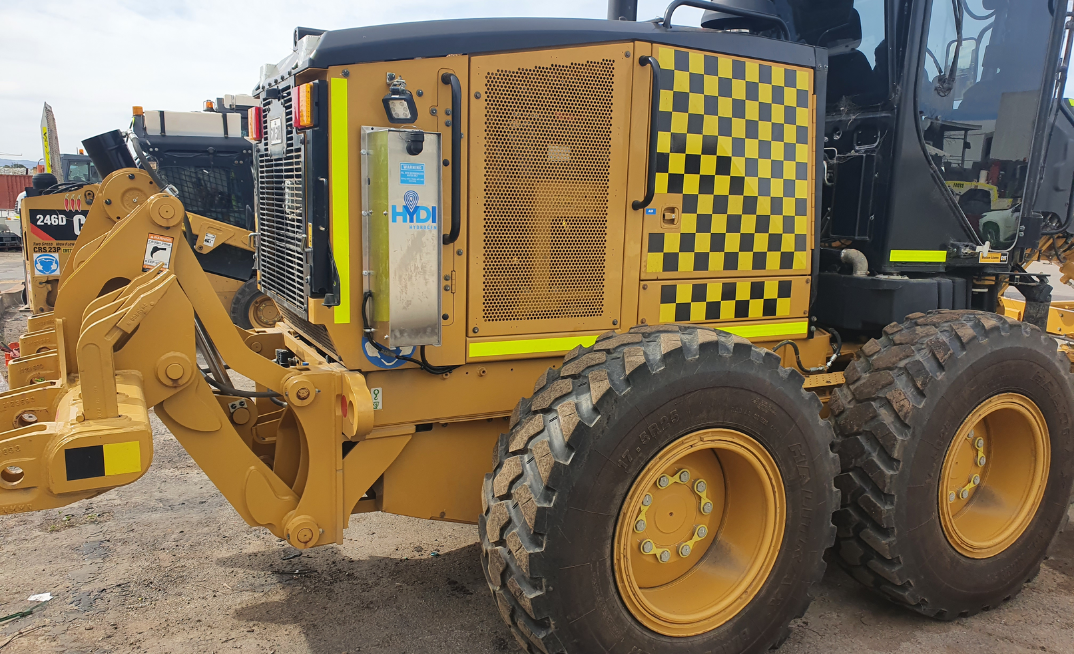 A HYDI unit was installed on a CAT 962 loader