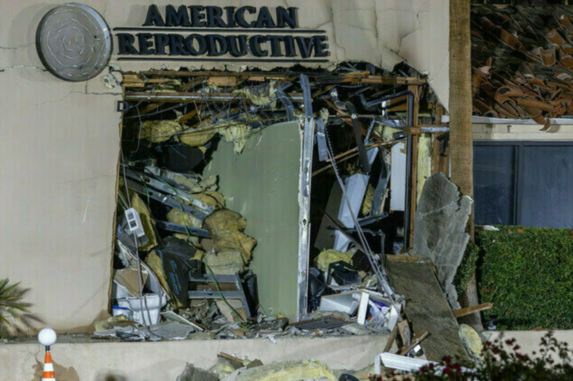 FBI calls blast near fertility clinic terrorism 