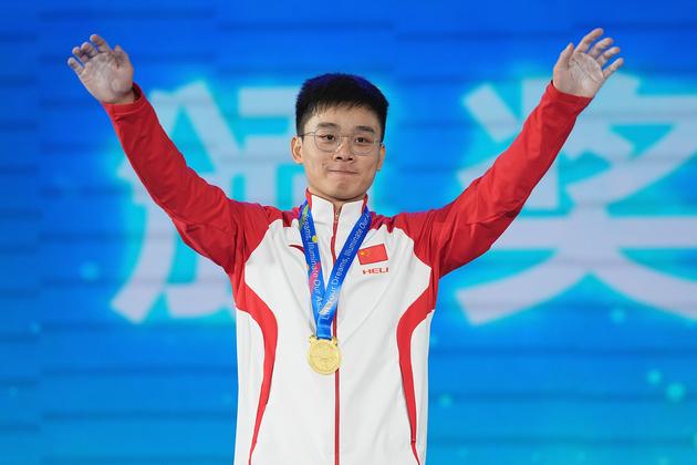 (SP)CHINA-JIANGSHAN-WEIGHTLIFTING-ASIAN CHAMPIONSHIPS-MEN'S 61KG (CN)