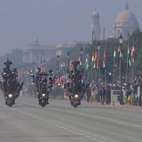 R-Day 2026: CRPF and SSB motorcycle daredevils showcase skill on Kartvaya Path