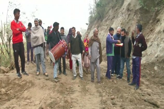 J-K: Residents celebrate as Samba village gets road connectivity for the first time since independence