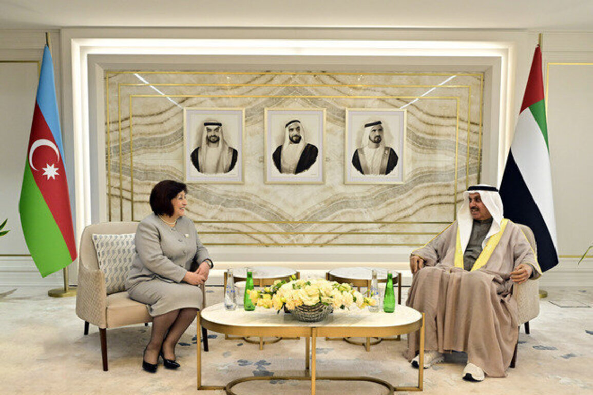 Saqr Ghobash receives Azerbaijan National Assembly Speaker
