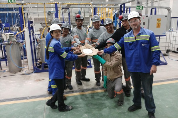 Carbonato misto de terras raras produzido pela Aclara em GO planta-piloto