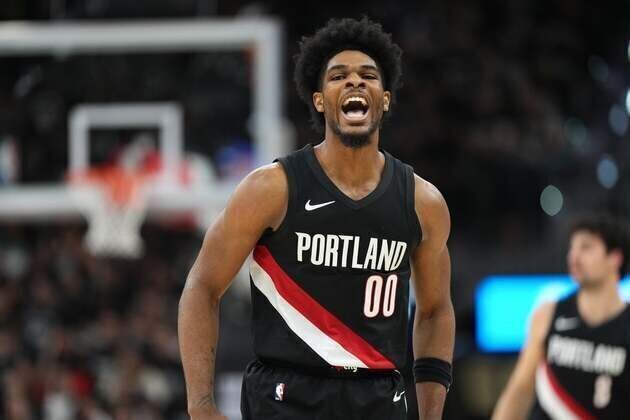 Scoot Henderson stars as Victor Wembanyama ails; Blazers tie Spurs 1-1