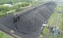 A Wahana coal stockpile.