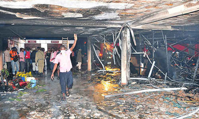 Capital shoppers fire still a mystery Capital shoppers fire still a mystery