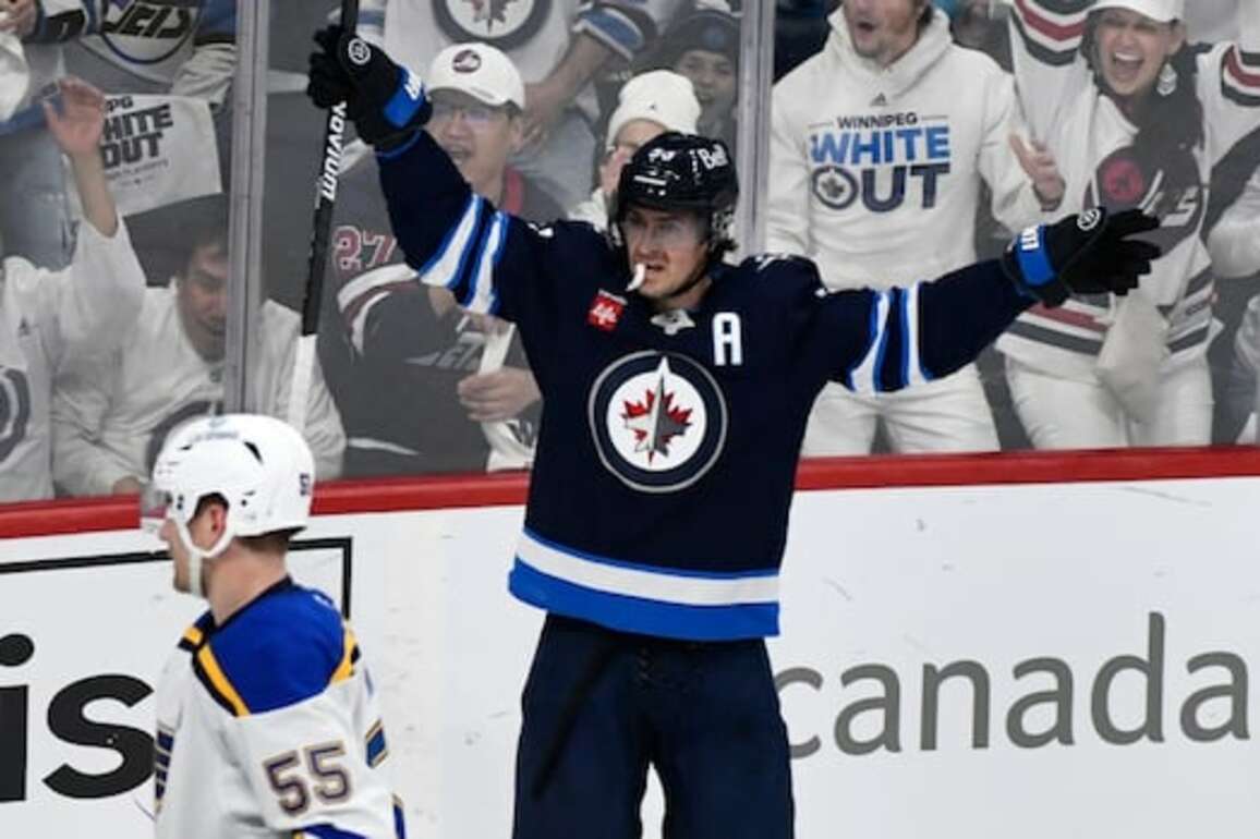 Scheifele out for Game 6 of Winnipeg Jets-St. Louis Blues playoff series