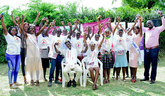   group picture of the young  positive people who took part in the auditions