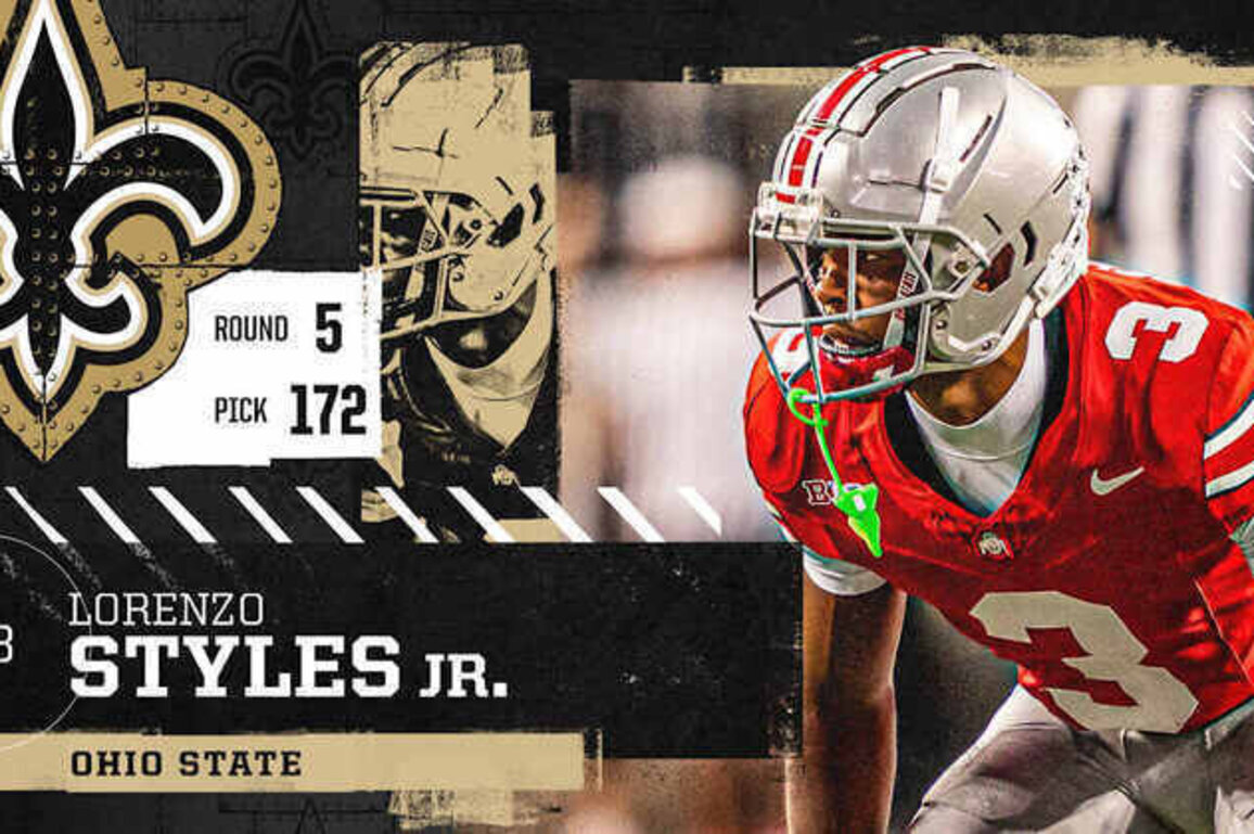 Saints draft Lorenzo Styles Jr. with No. 172 pick in 2026 NFL Draft