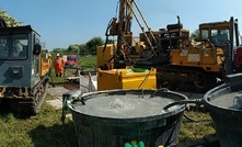 Hannan Metals’ maiden drilling underway at Kilbricken. More than 134km of past drilling completed at the site
