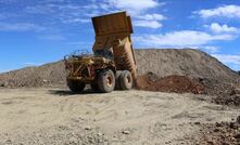 Ore being dumped at Jeffreys Find gold mine, Norseman. Image credit_Auric Mining.