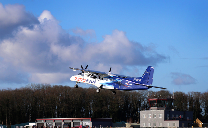 The Dornier 228 was converted to run partly on hydrogen fuel cells | Credit: ZeroAvia