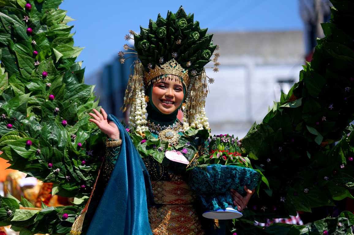 INDONESIA-LHOKSEUMAWE-CULTURAL PARADE-INDEPENDENCE DAY-CELEBRATION