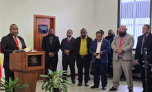 PNG PM James Marape speaks to media before flying to the US.