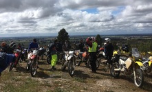  Farmers have taken to their motorbikes on recent crop tours. Picture courtesy Neil Schirmer.