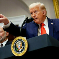 Zelensky took money from Biden like candy from a baby  Trump