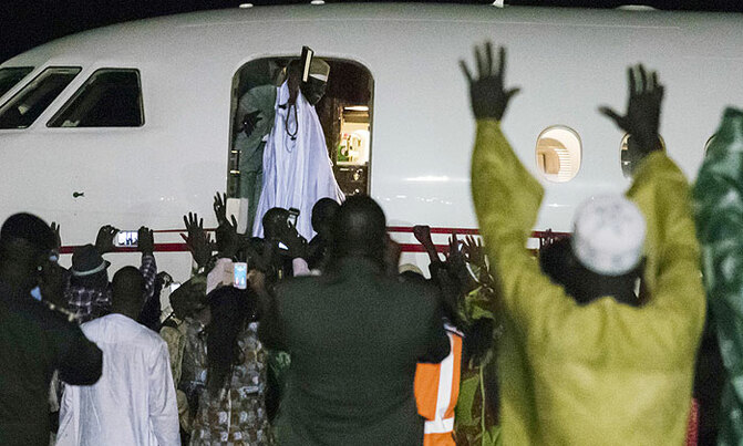 Gambia's Jammeh leaves power after 22 years Gambia's Jammeh leaves power after 22 years