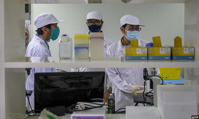 Indonesia starts human trials of China-made virus vaccine Indonesia starts human trials of China-made virus vaccine