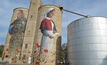 Service commemorated with silo art