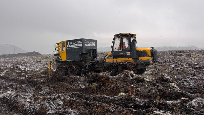 Tilhill trials automated tree planting