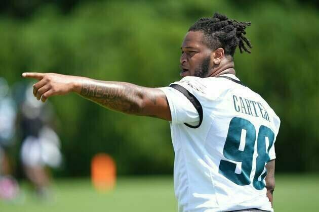 Eagles DT Jalen Carter makes training camp debut