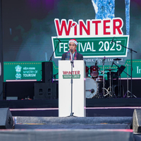 Mizoram CM Lalduhoma takes part Christmas parade in Aizawl