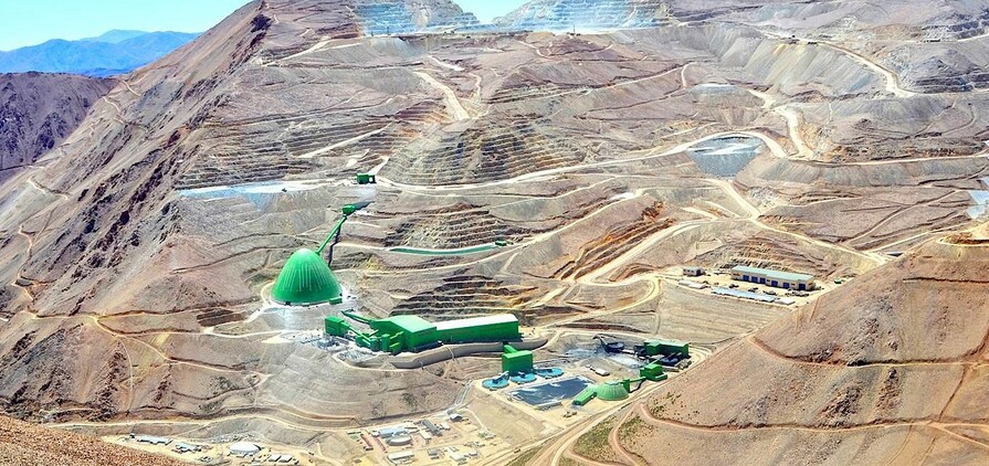 The Caserones open pit copper-molybdenum mine in Chile. Credit: Lundin Mining