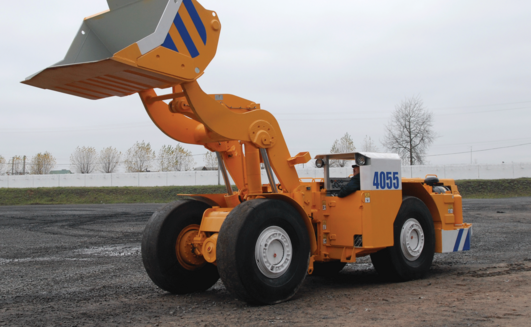 Belaz's MOAZ-4055 load-haul-dump unit