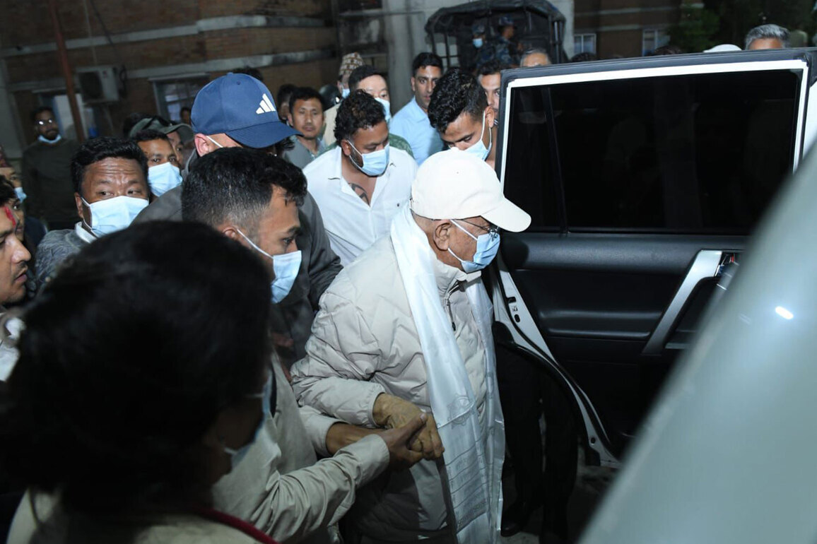 Former Nepal Prime Minister KP Sharma Oli discharged from hospital after three weeks